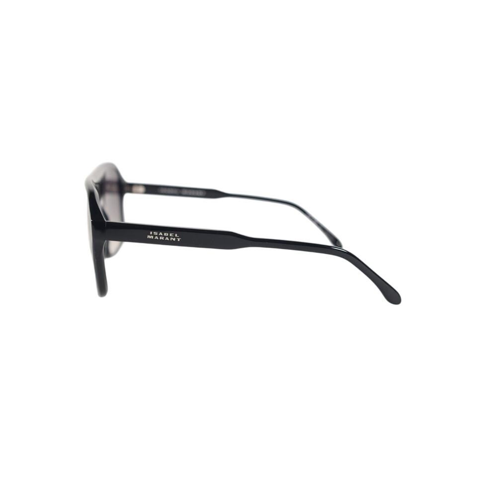 Isabel Marant Square Designer Sunglasses - Shiny Black / Grey Gradient - NWT - Picture 5 of 10